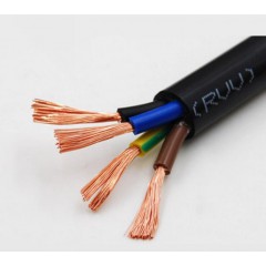 金環宇電線電纜 RVV4x2.5平方 國標電線 四芯護套軟線 黑色