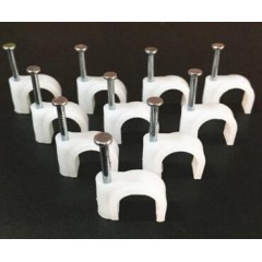 線卡子網線釘鋼釘線卡固定釘卡電線理線圓形