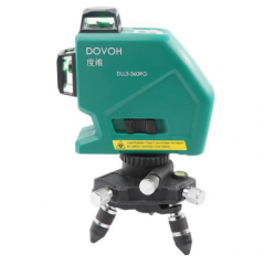 DOVOH度維綠光3D12線激光水平儀DLL3-360RG貼墻儀抹灰打點貼墻磚