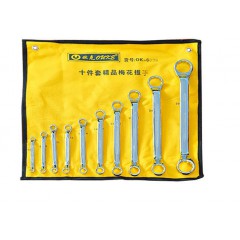 廠價直銷歐克工具精品梅花扳手組套o(hù)k-6033