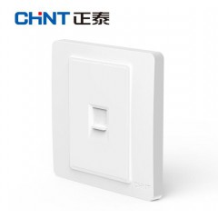 正泰(CHNT) 開關插座面板 86型墻壁暗槽開關電源二三插座 NEW7i逸動系列弱電白色