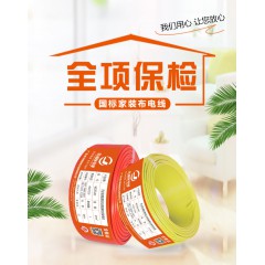 金福友電纜 bvv1.5 平方國標(biāo)銅芯